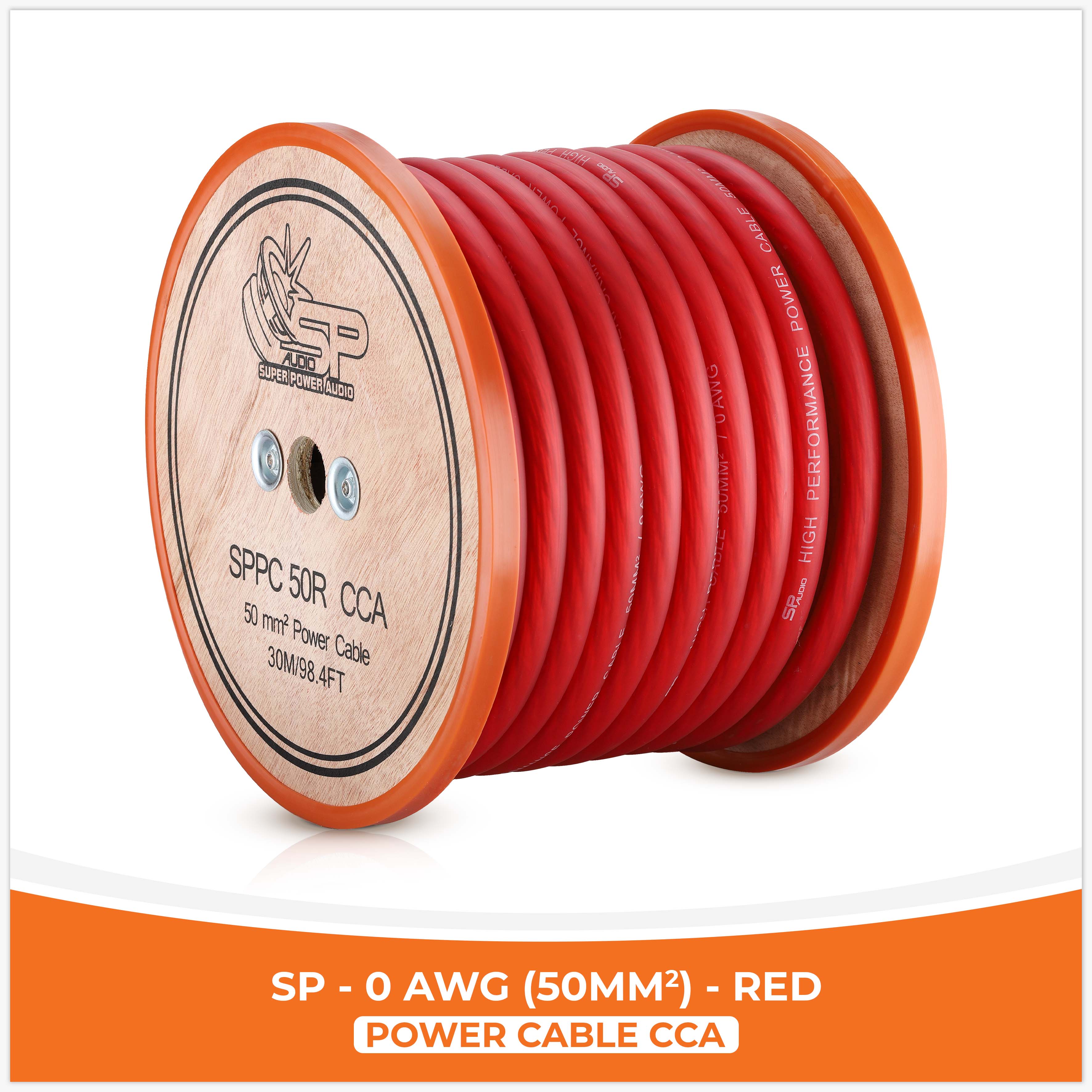  SP 0GA ROUGE CCA (15M/BOBINE)