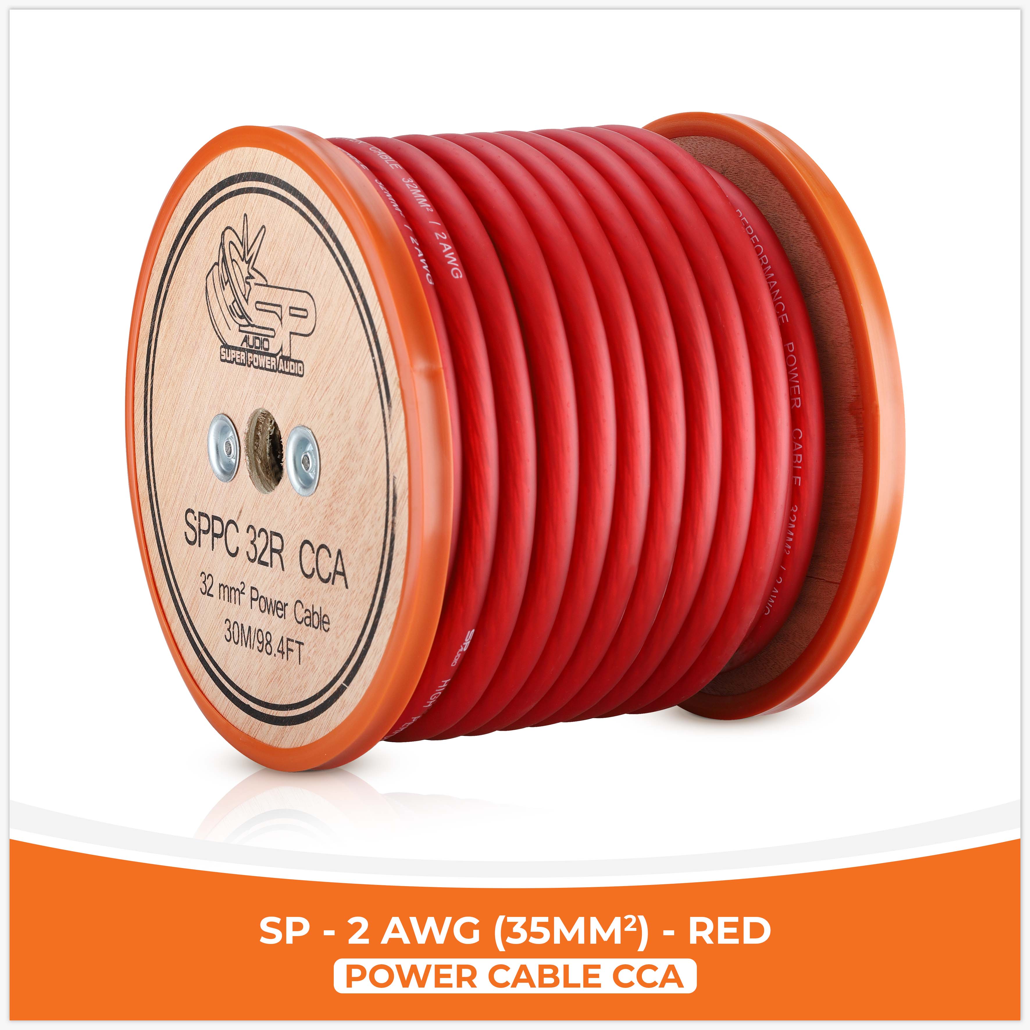  SP 2GA ROUGE (30M/BOBINE)