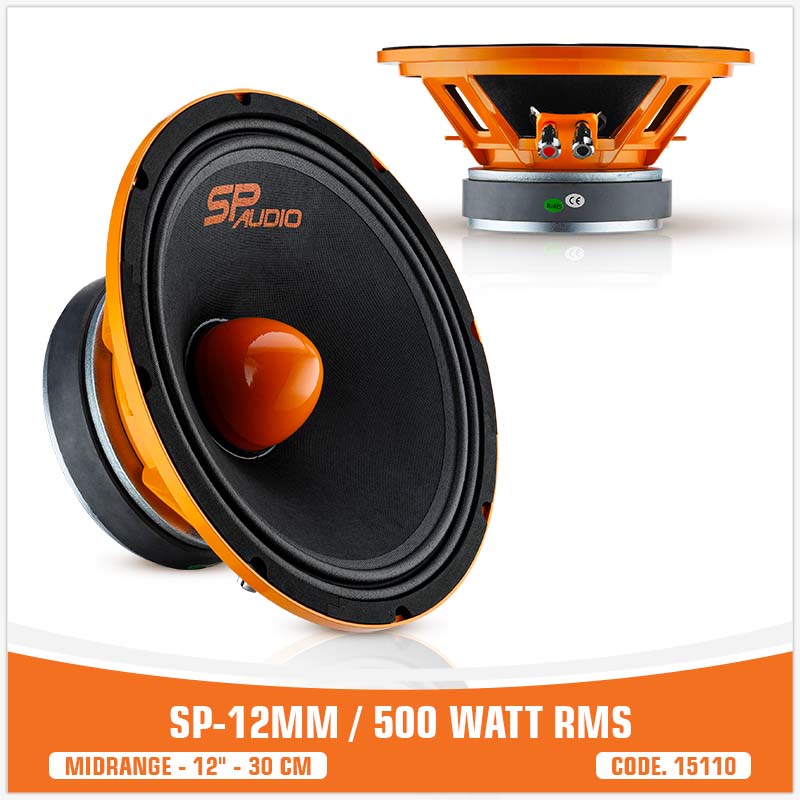  SP 12MM MEDIO RANGO EXTREMO 12"/30CM 500W RMS (PRECIO UNITARIO)