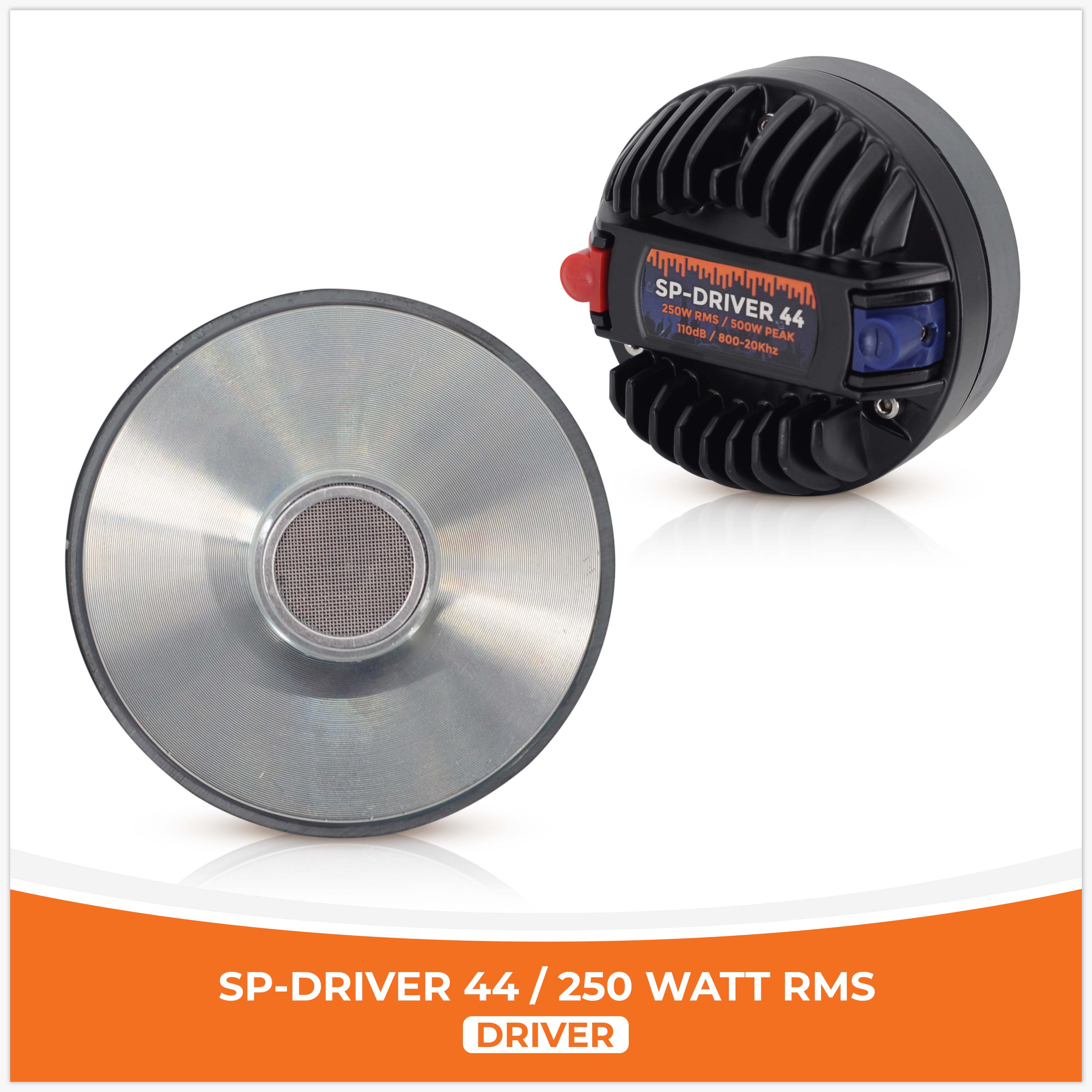 SP DRIVER 44 CHAMBRE DE COMPRESSION PAS DE PAVILLON 250W RMS (PRIX ​​UNIQUE)