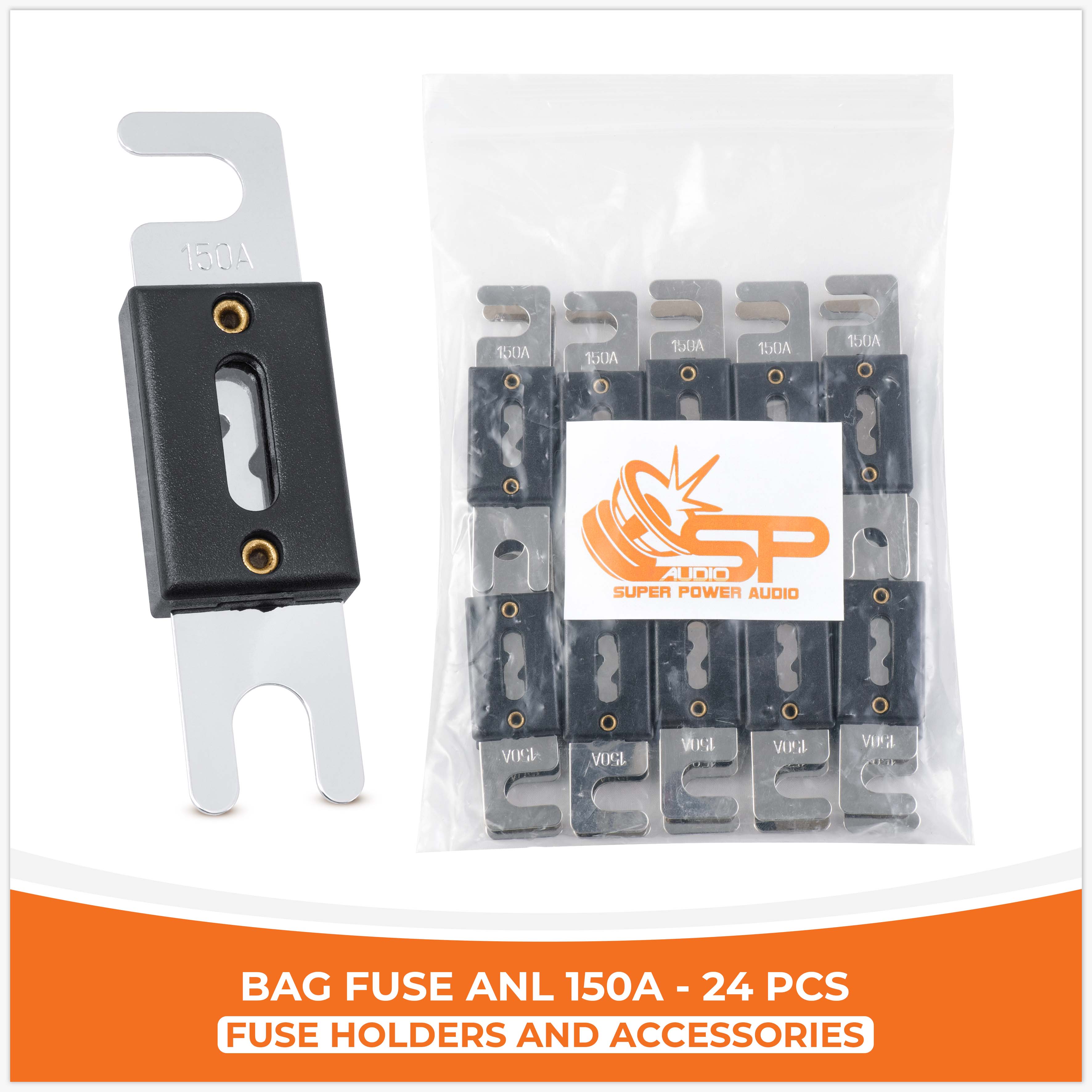  SP ANL 150A BOLSA DE FUSIBLES MAX ANL 24 PZ   (PRECIO  POR  PAQUETE)