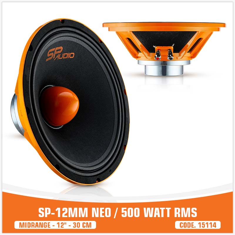 SP 12MM NEO MIDRANGE ESTREMO 12"/30CM MAGNETE NEODIMIO 500W RMS (PREZZO UNITARIO)