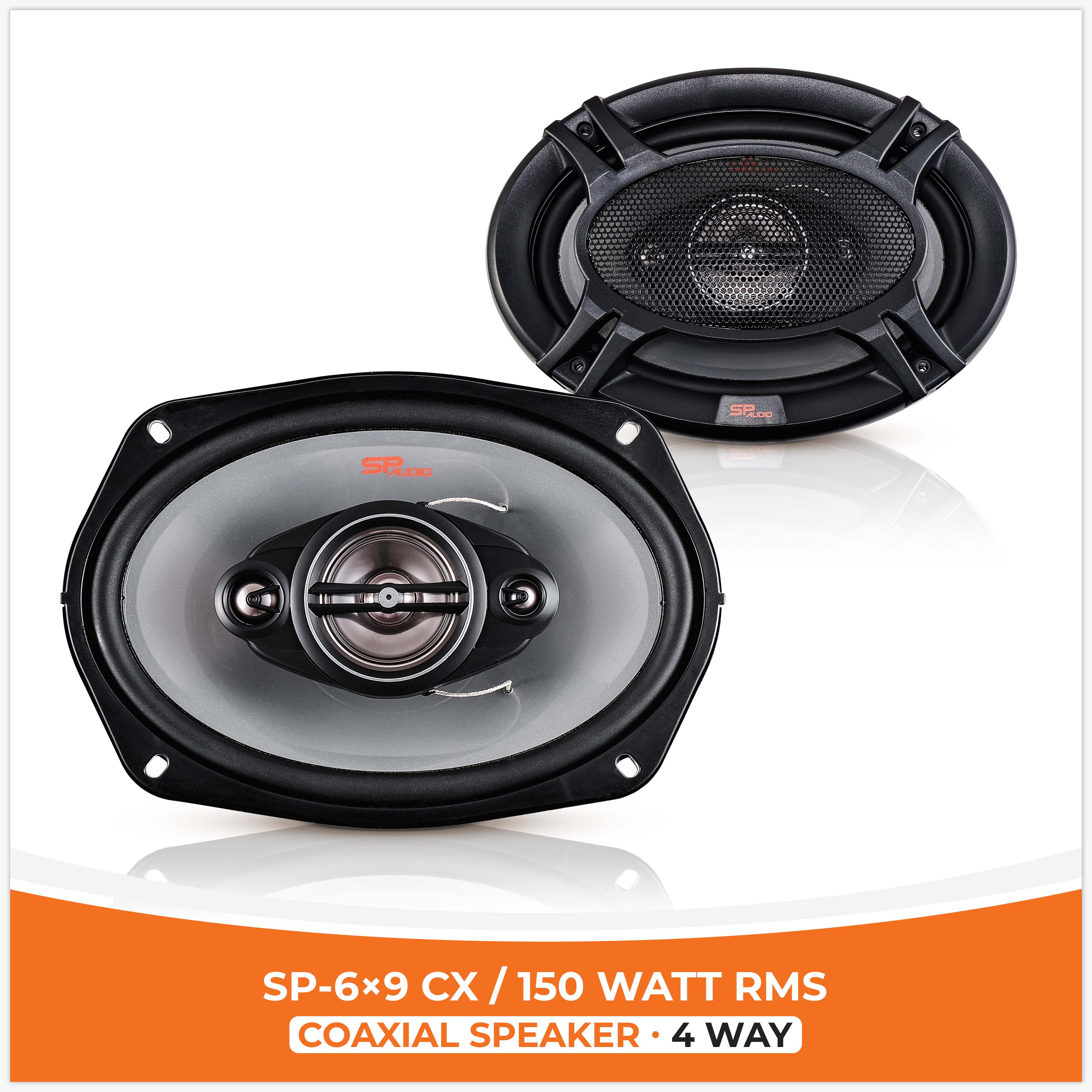 SP 6X9CX BOCINA COAXIAL 6X9” /16x22CM 150W RMS (PRECIO POR PAR)