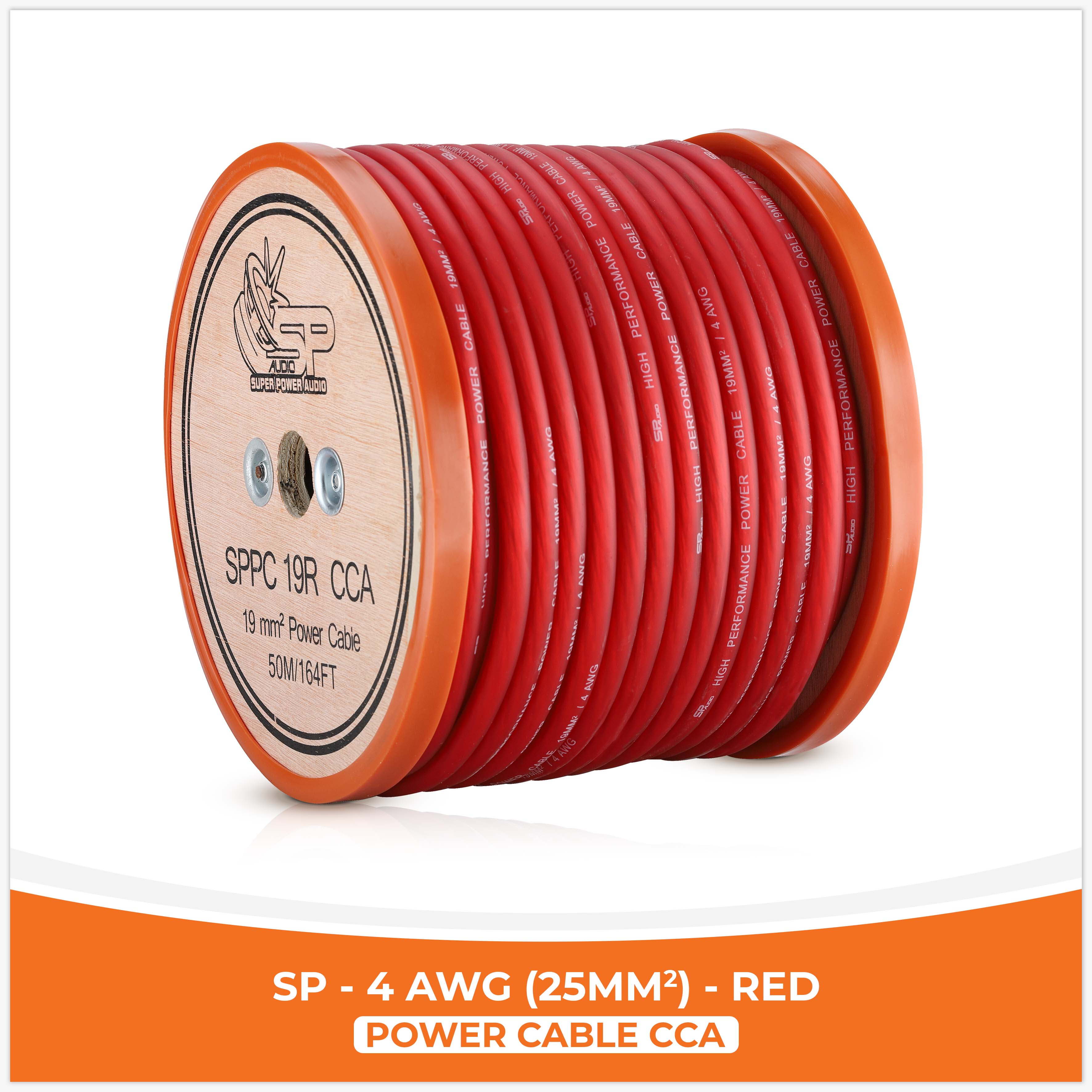  SP 4GA ROUGE  (50M/BOBINE)