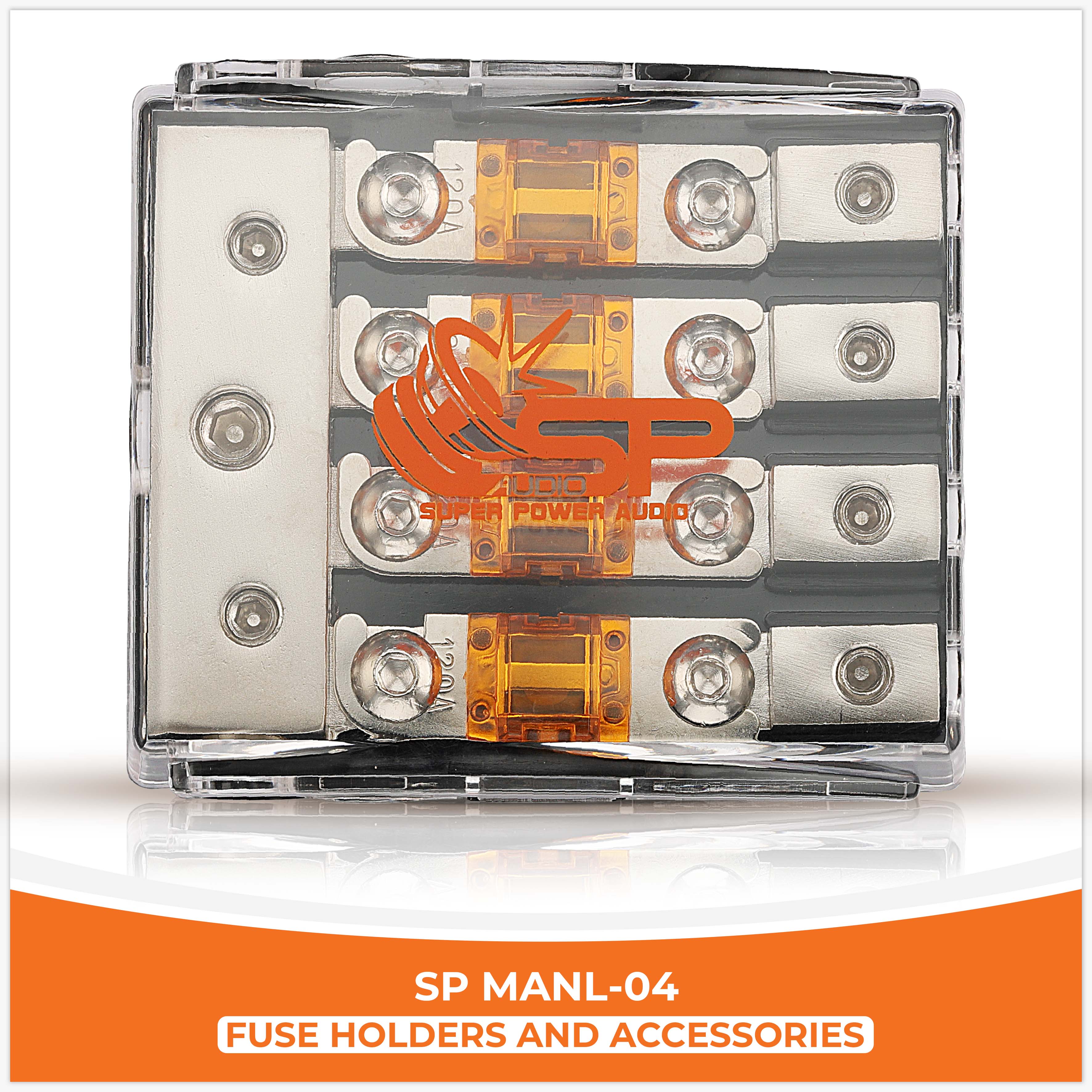 SP MAN 04 PORTA FUSIBLES 1x0Ga+2x4 GA IN + 4x8 GA OUT (PRECIO UNITARIO)