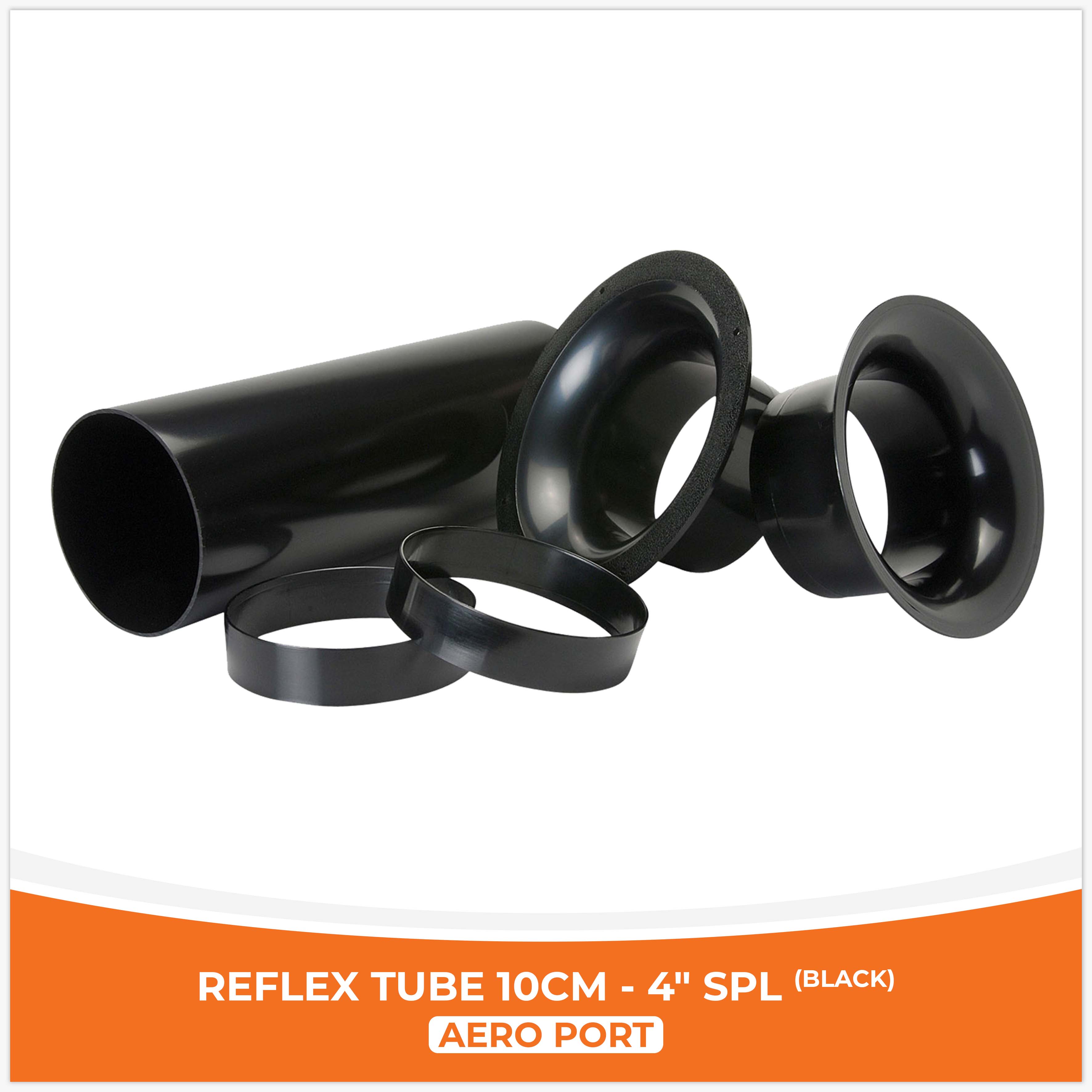 Tube réflexe 10 cm - 4 "- noir (prix unitaire)