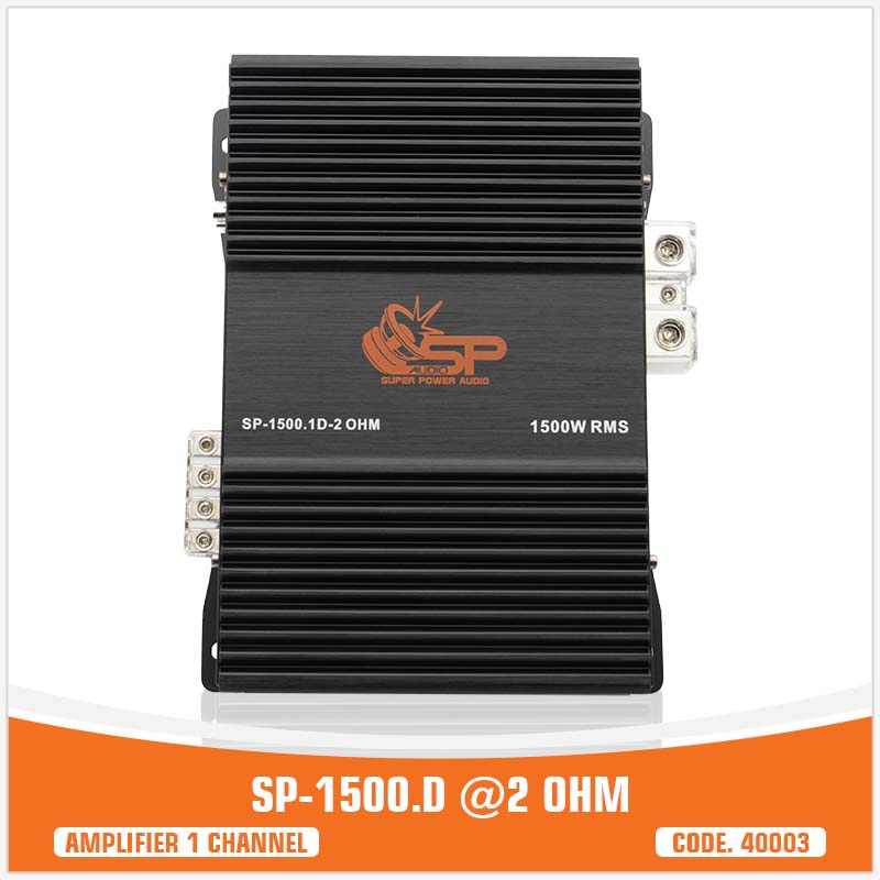 SP 1500D 2 OHM AMPLIFIER MONO FULL RANGE CLASS D (UNIT PRICE)