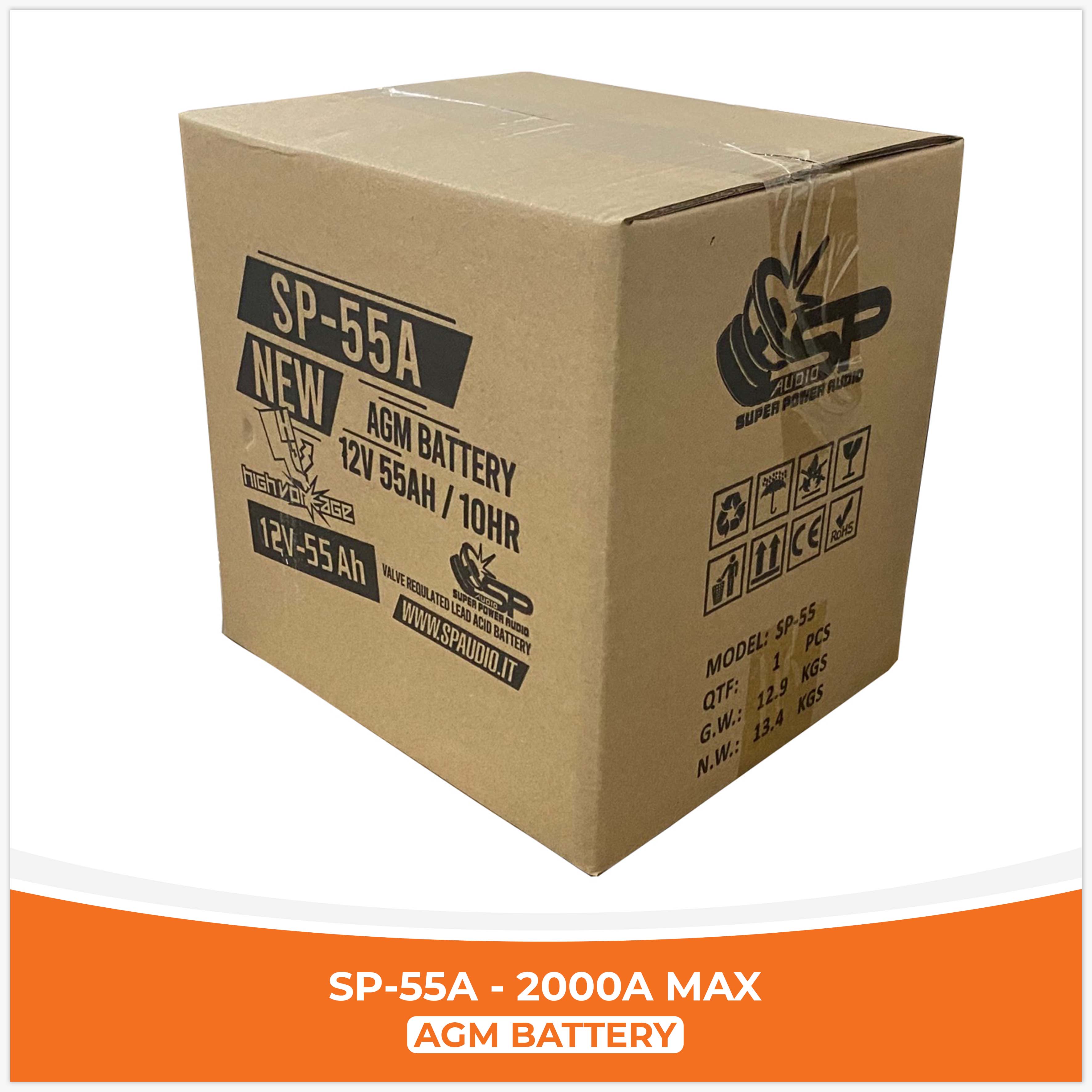 SP 55A AGM BATTERY LONG LIFE SPL (UNIT PRICE)