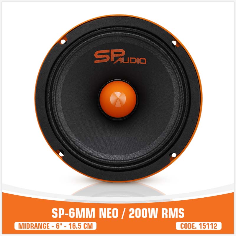  SP 6MM NEO HAUT-PARLEUR BAS MEDIUM EXTRÊME 6,5"/16,5CM NÉO AIMANT 200W RMS (PRIX ​​UNIQUE)