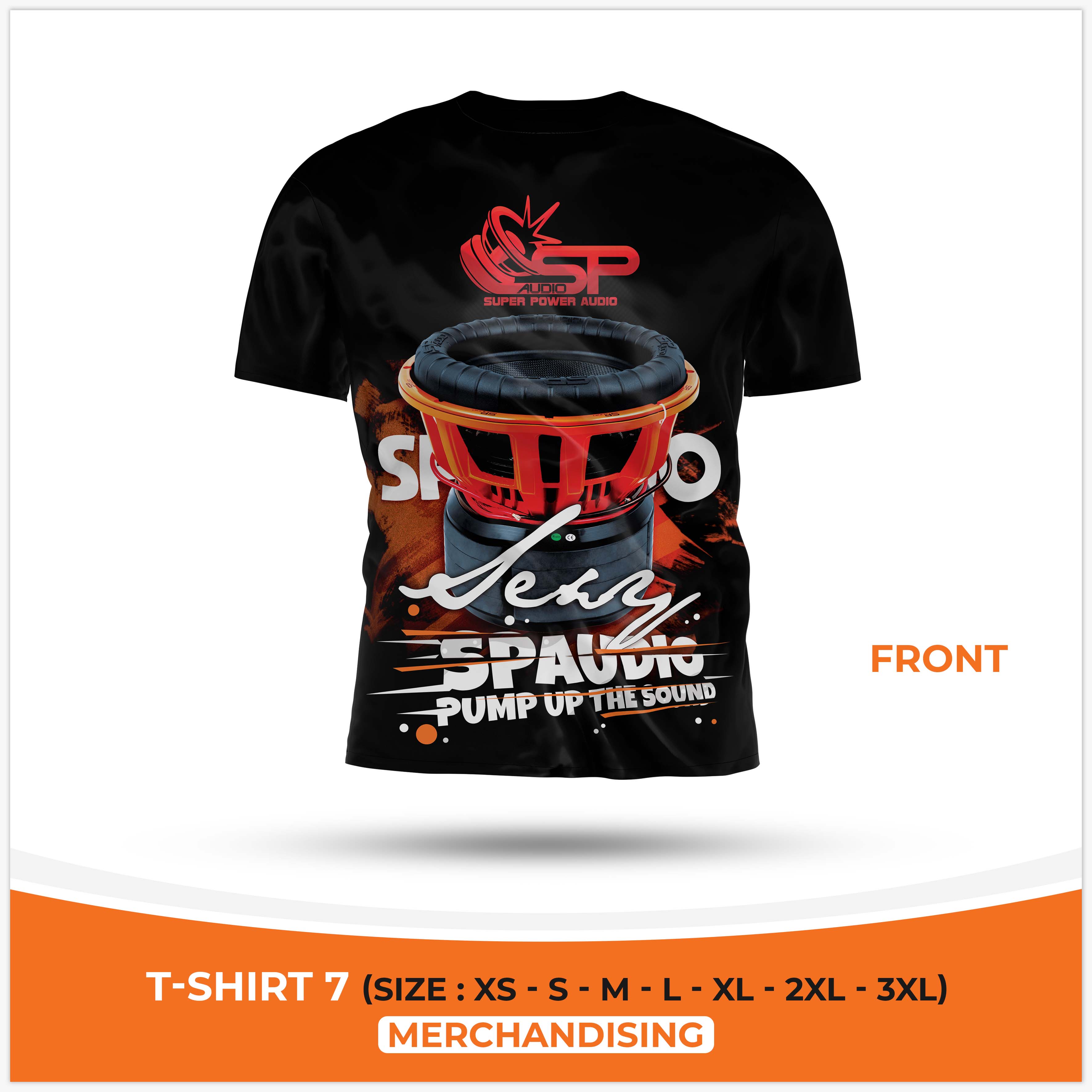 T-SHIRT SPAUDIO 7 (PREZZO UNITARIO)