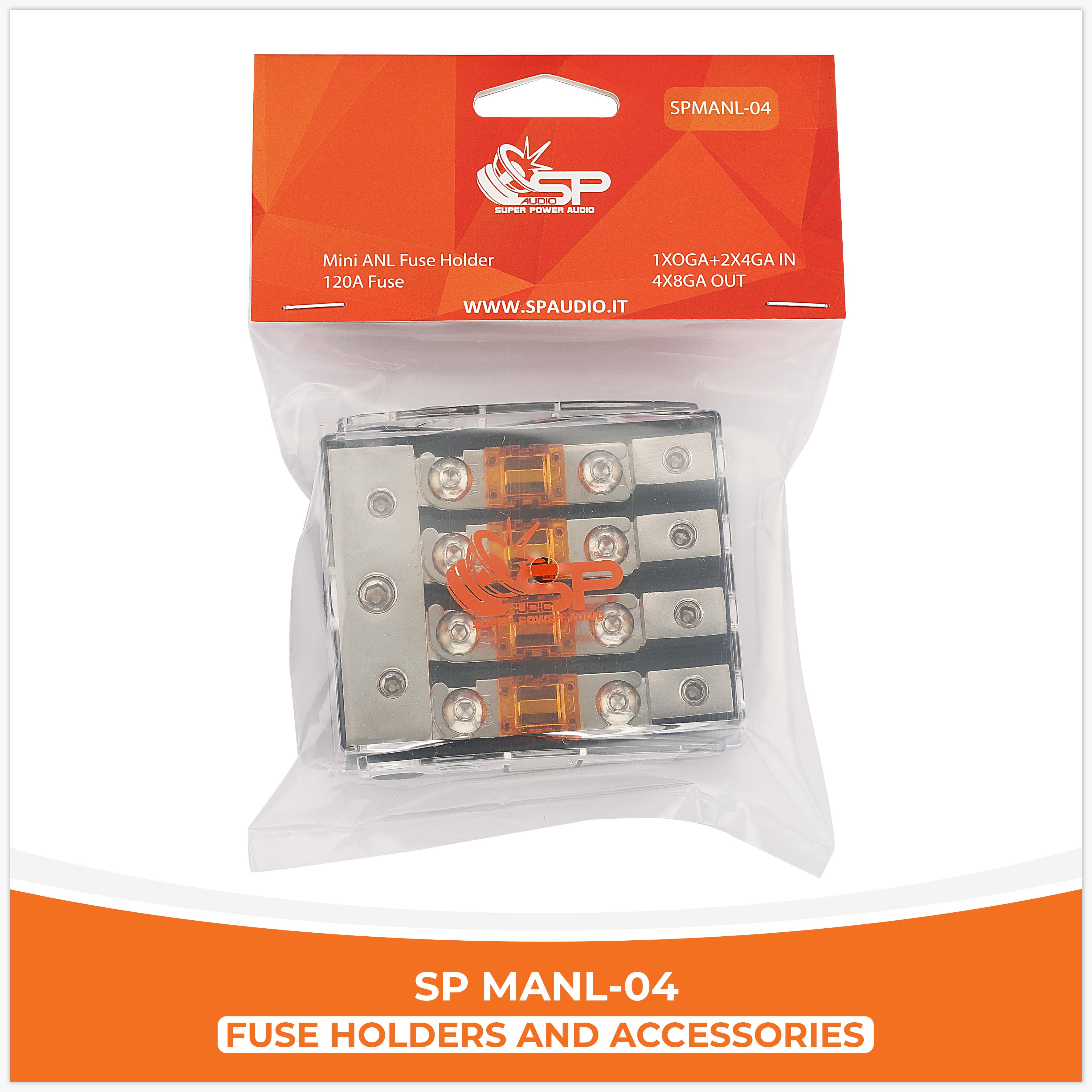 SP MAN 04 FUSEHOLDER 1x0Ga+2x4 GA IN + 4x8 GA OUT (PRIX ​​UNIQUE)