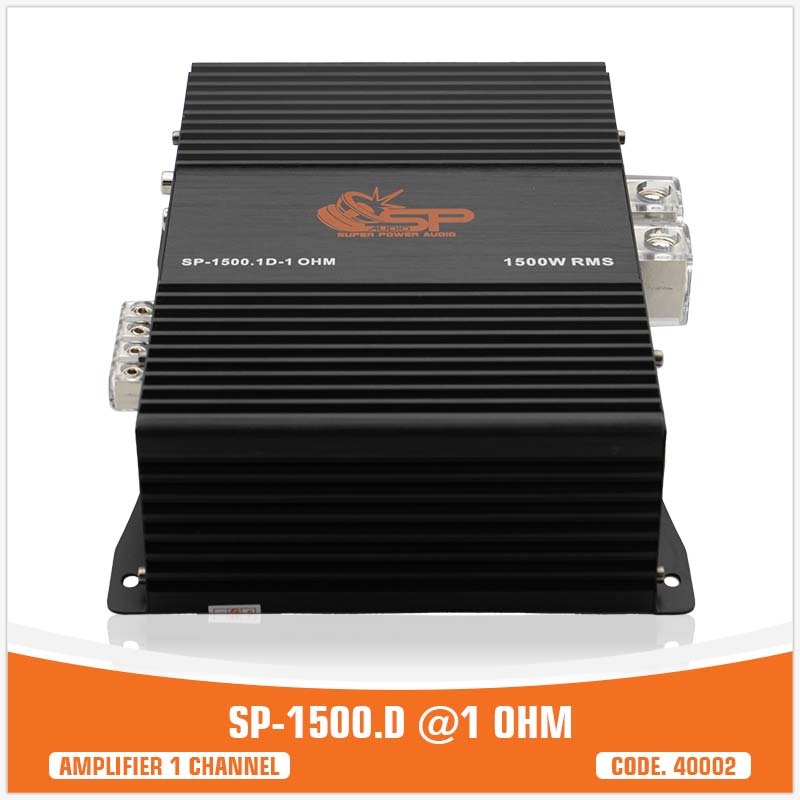 SP 1500D 1 OHM AMPLIFICATORE MONOFONICO FULL RANGE CLASSE D (PREZZO SINGOLO)