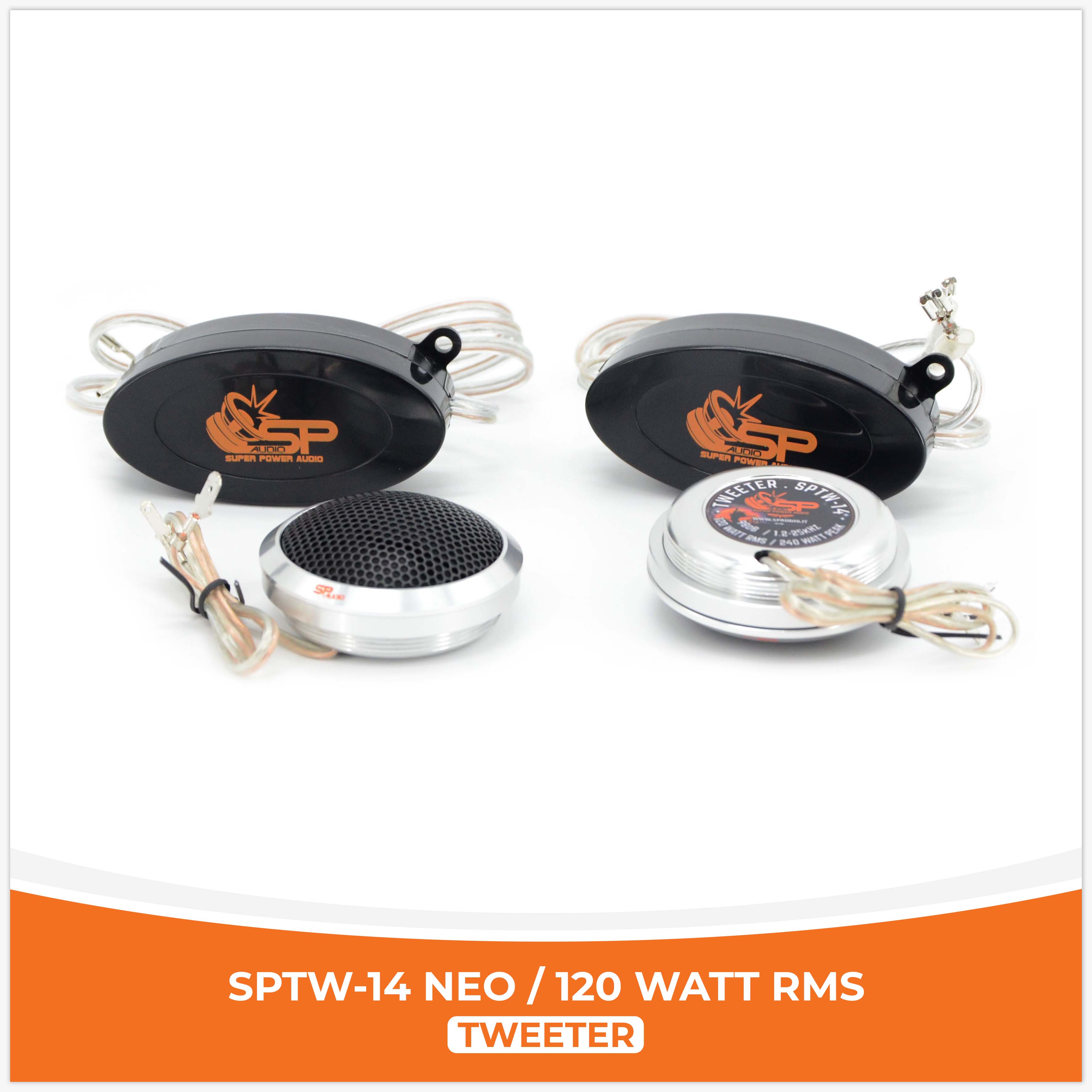 SP TW 14 ALUMINIUM TWEETER 120W RMS (PAIR PRICE)