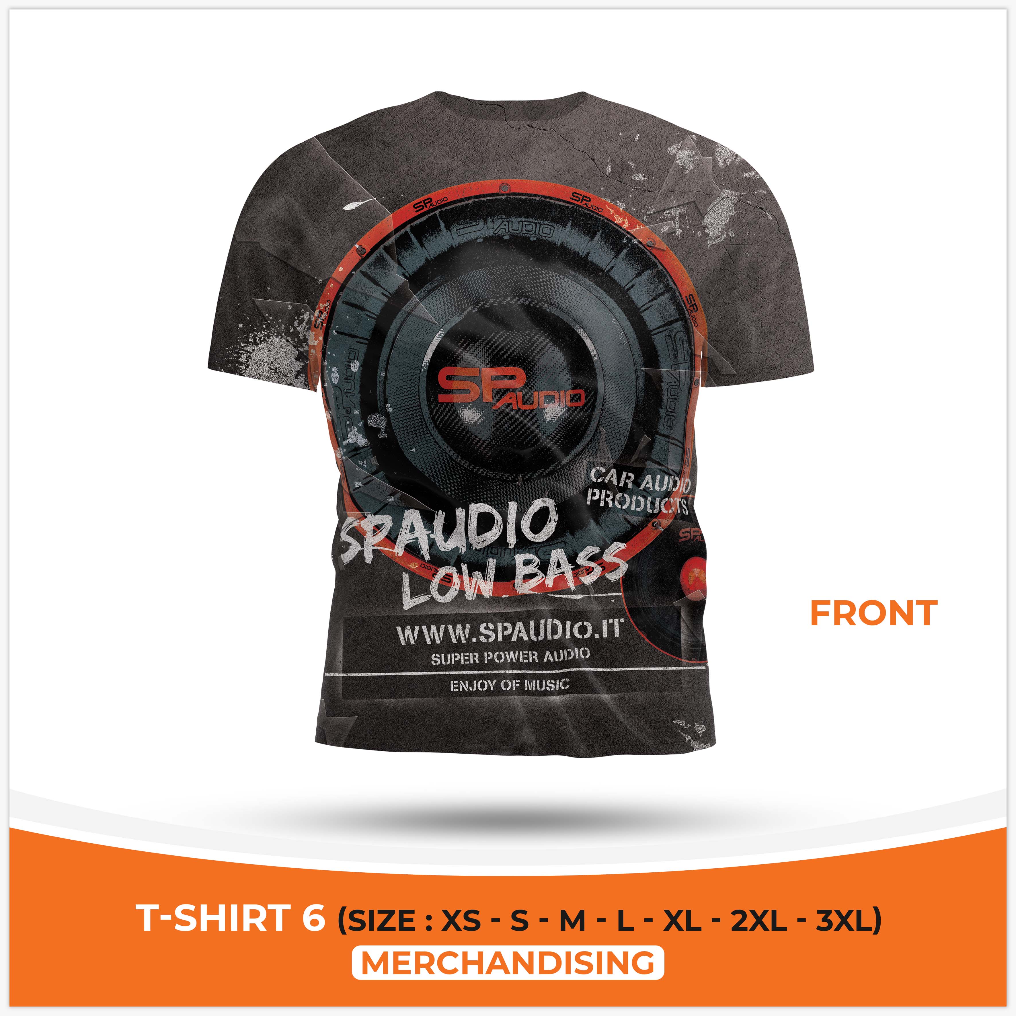 SPAUDIO T-SHIRT 6 (UNIT PRICE)