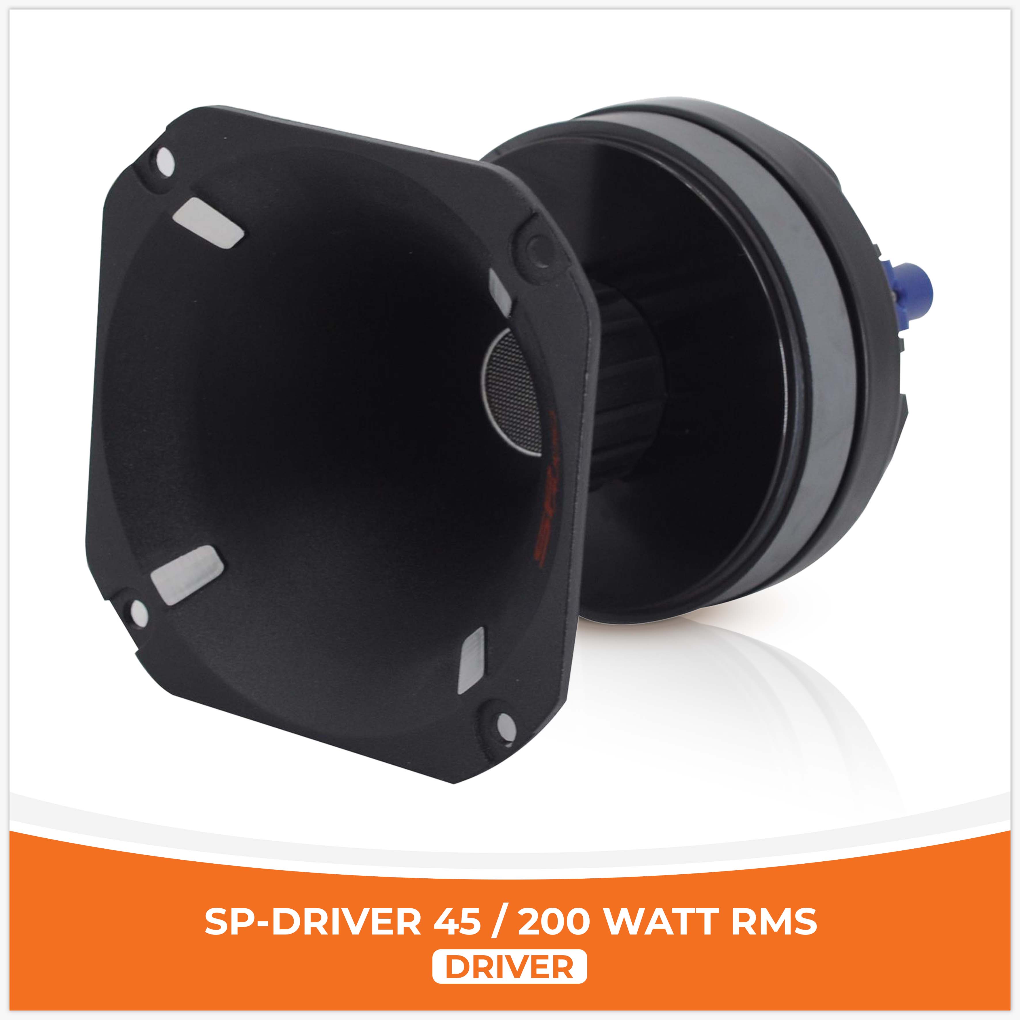 SP DRIVER 45 COMPLETE DRIVER WITH HORN 200W RMS (UNIT PRICE)