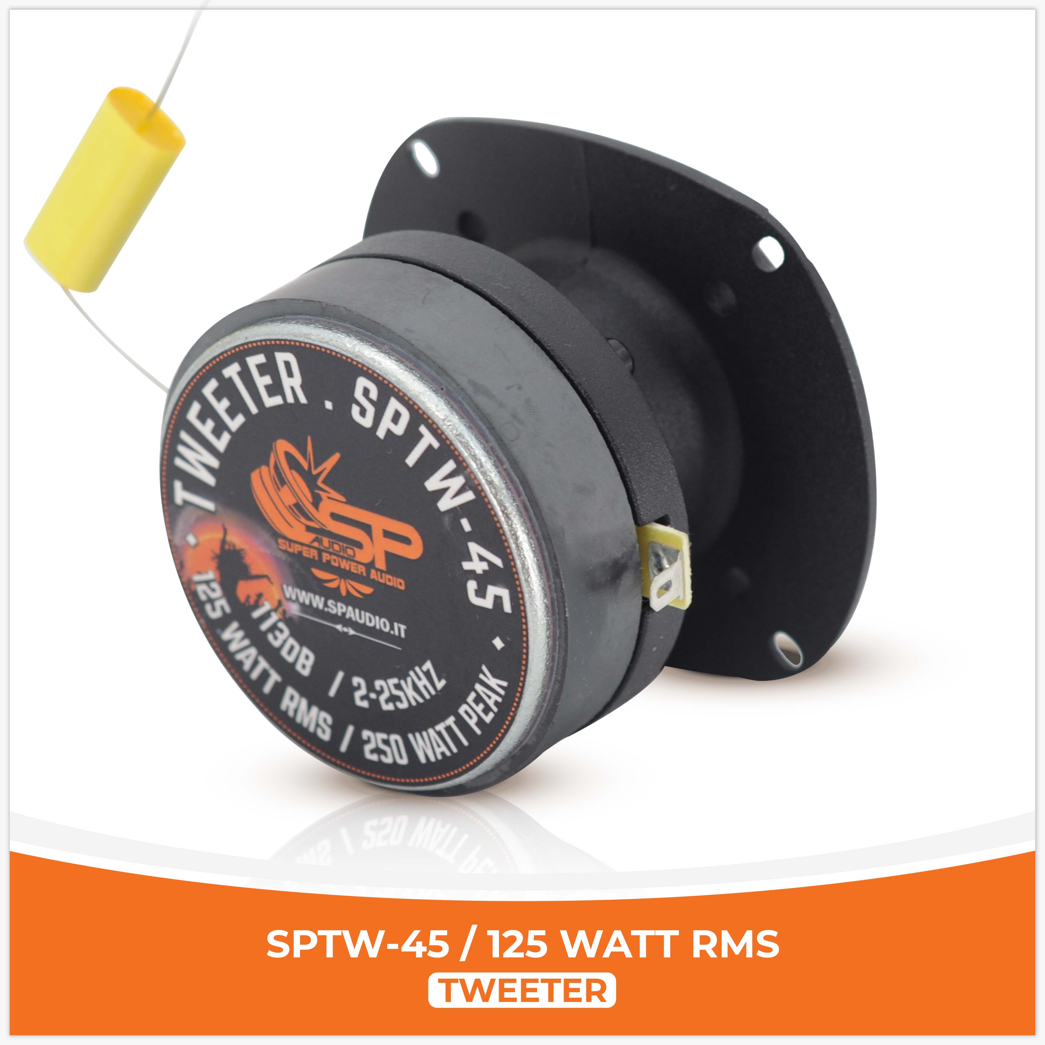 SP TW 45 BULLET TWEETER 125W RMS (UNIT PRICE)