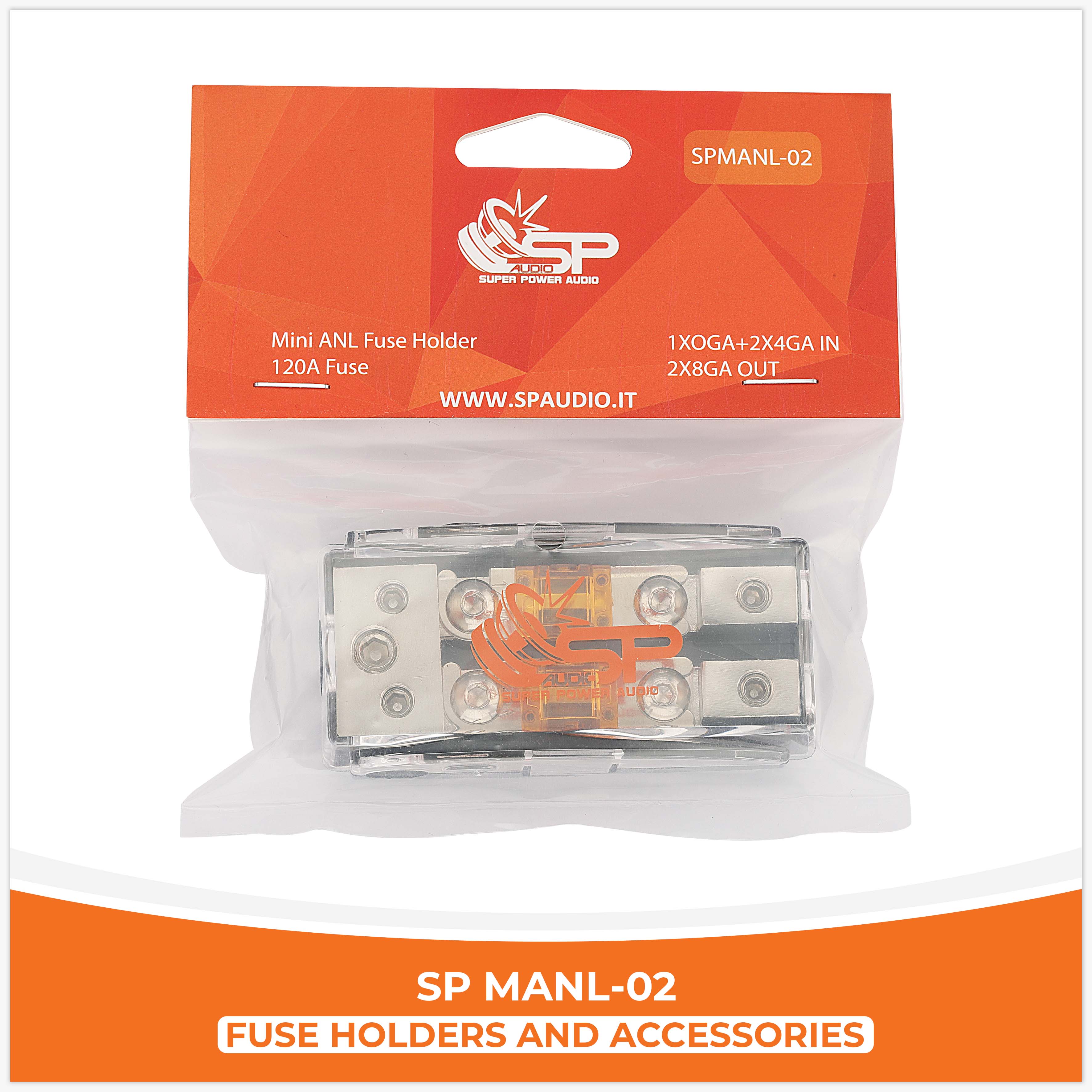  SP MAN 02 PORTA FUSIBLES 1x0 Ga+2x4 GA IN + 2x8 GA OUT (PRECIO UNITARIO)