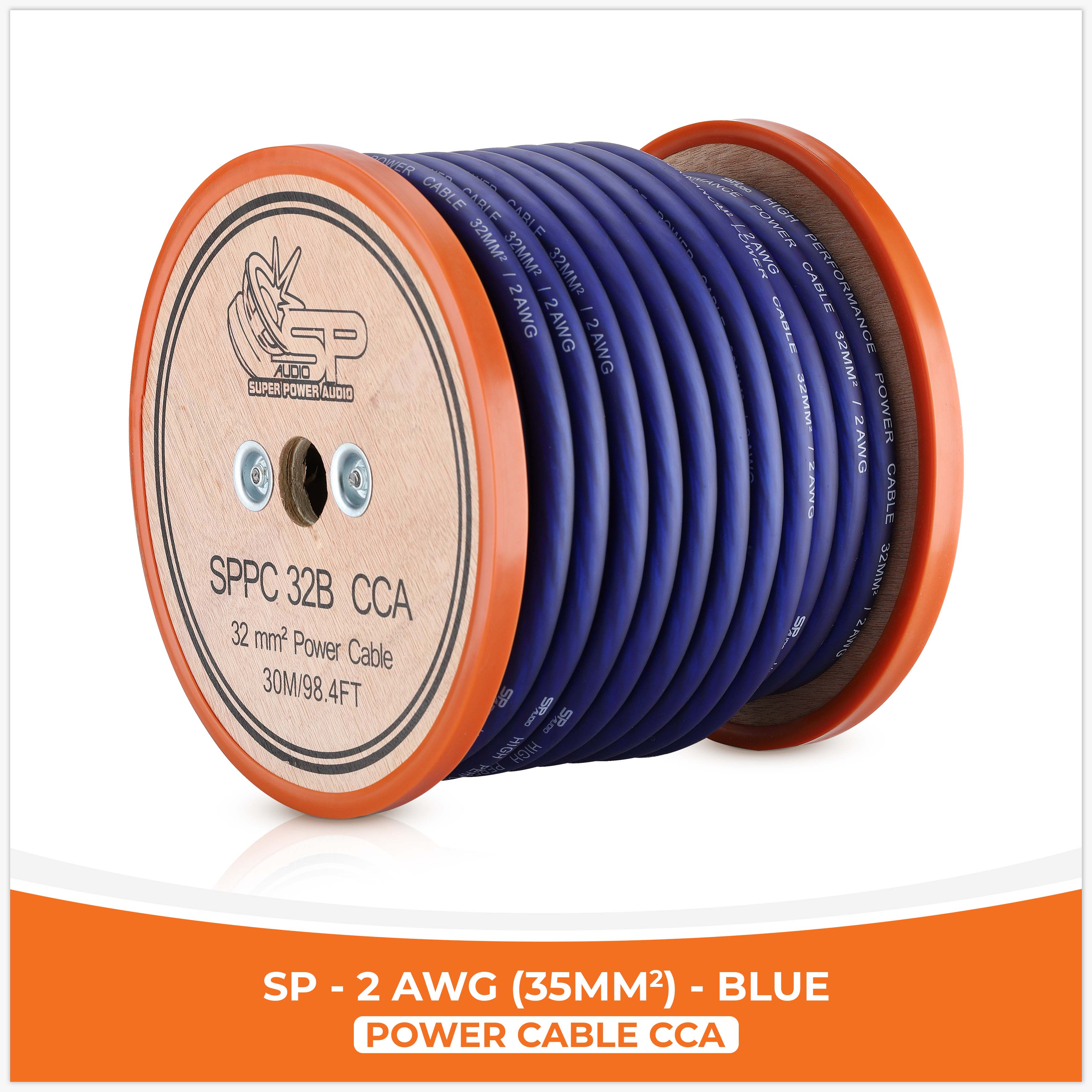 SP 2GA AZUL (30M/CARRETE)