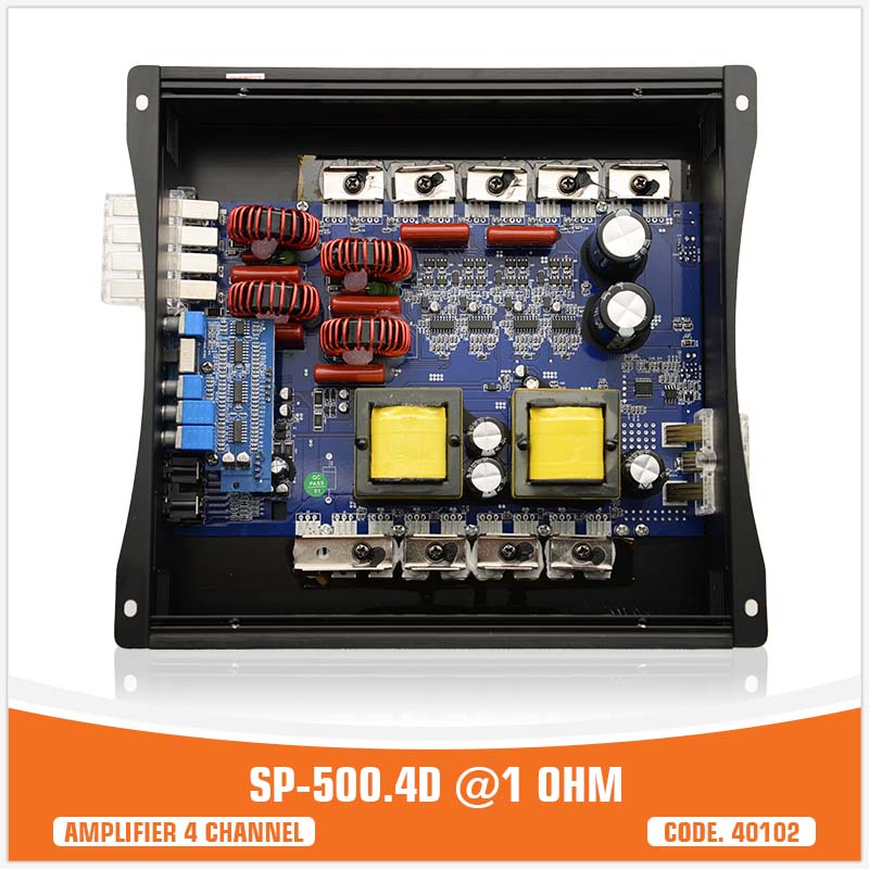 SP 500X4D 4 OHM AMPLIFIER 4CH FULL RANGE CLASS D (UNITE PRICE)