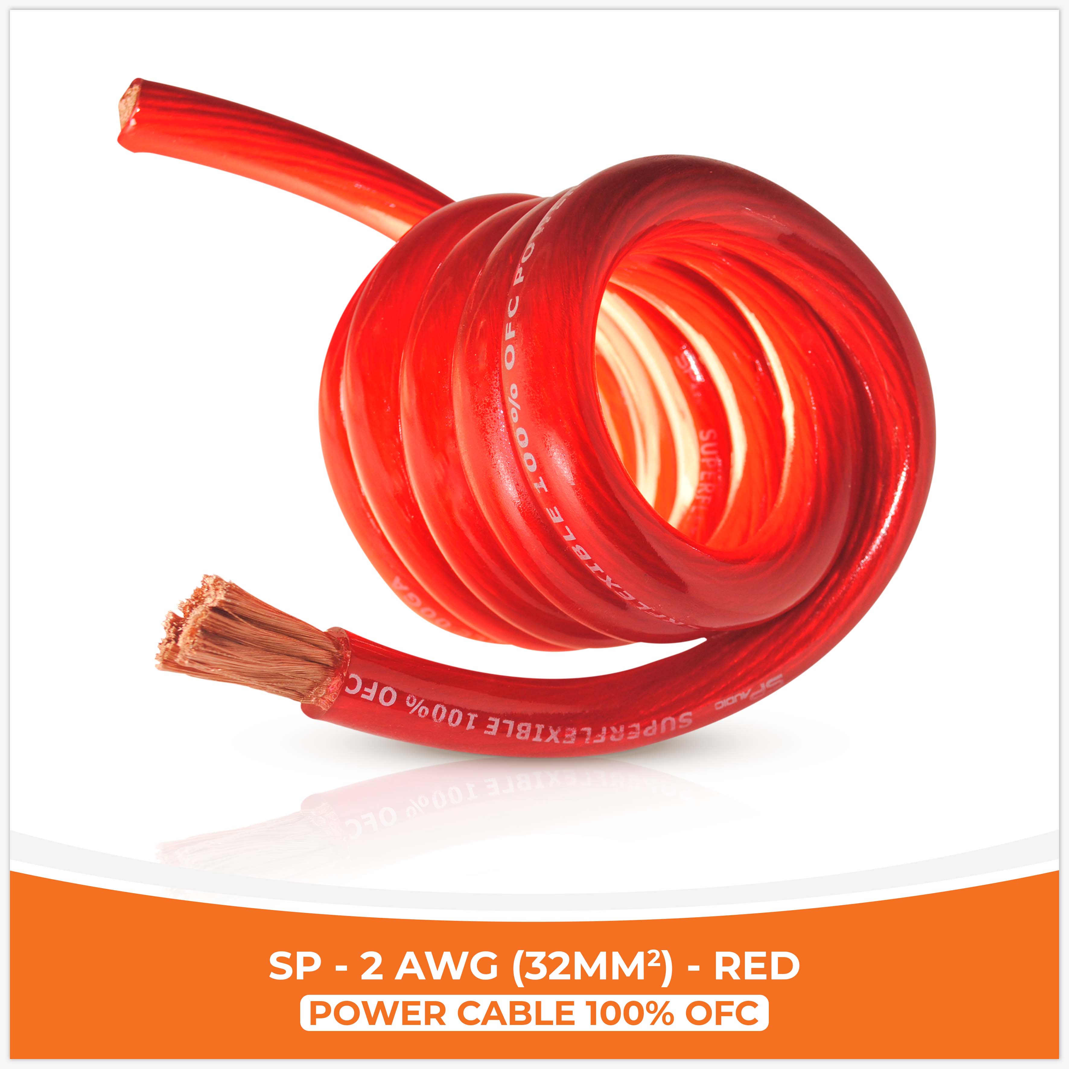 SP 2GA RED 100% OFC (30M/SPOOL)