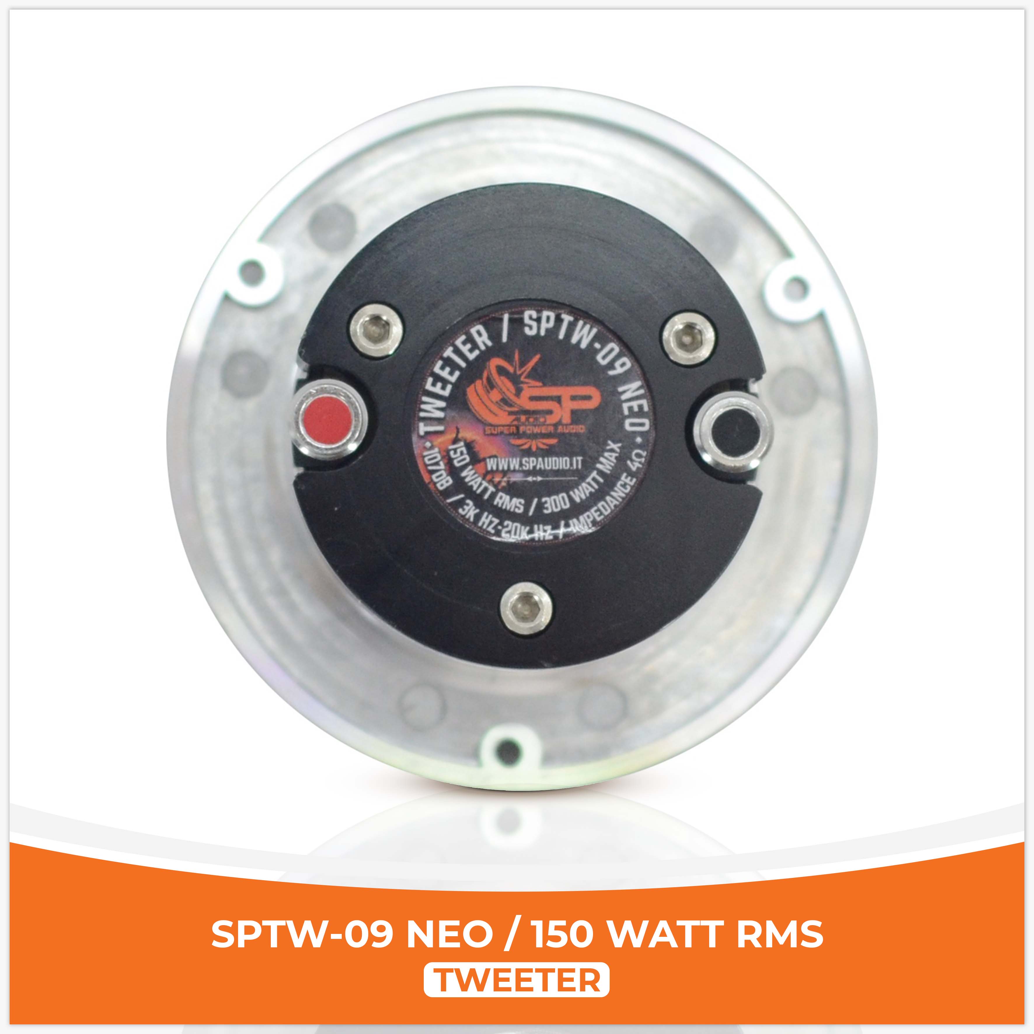 SP TW 09 NEO TWEETER BULLET MAGNETE AL NEODIMIO 150W RMS (PREZZO UNITARIO)